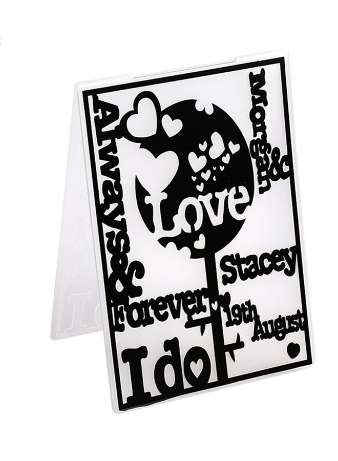 فيس مايل مجلد بقوالب لتزيين الكيك من البلاستيك المحكم متعدد الألوان 17سم - Image 1