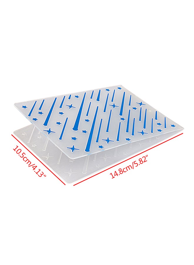 فيس مايل مجلد بقوالب لتزيين الكيك من البلاستيك المحكم متعدد الألوان 17سم - Image 2