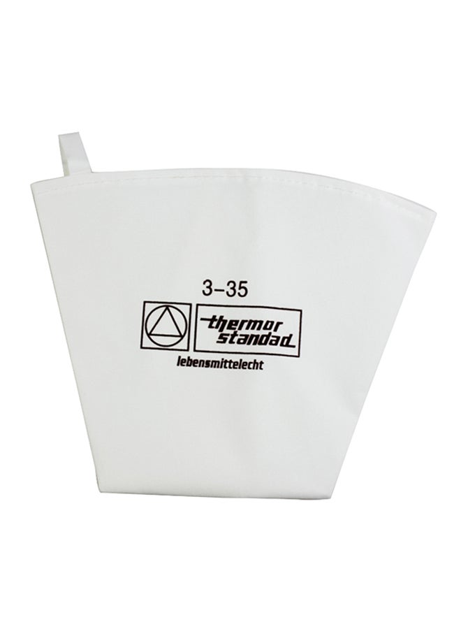 facemile Reusable Cotton Cloth Pastry Bag White 32cm  - Image 2