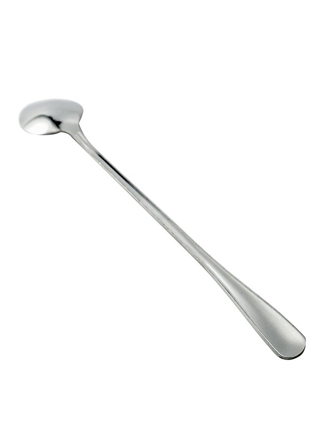 Stainless Steel Custom Stamped Engraved Long Handle Spoon Silver 21cm  - Image 1