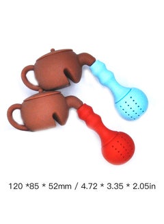Generic Silicone Tea Infuser Red/Brown 0.057kg  - Image 2
