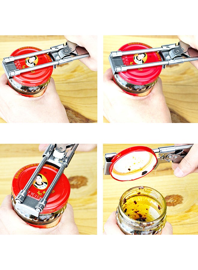 Stainless Steel Multifunctional Bottle Opener Silver  - Image 4