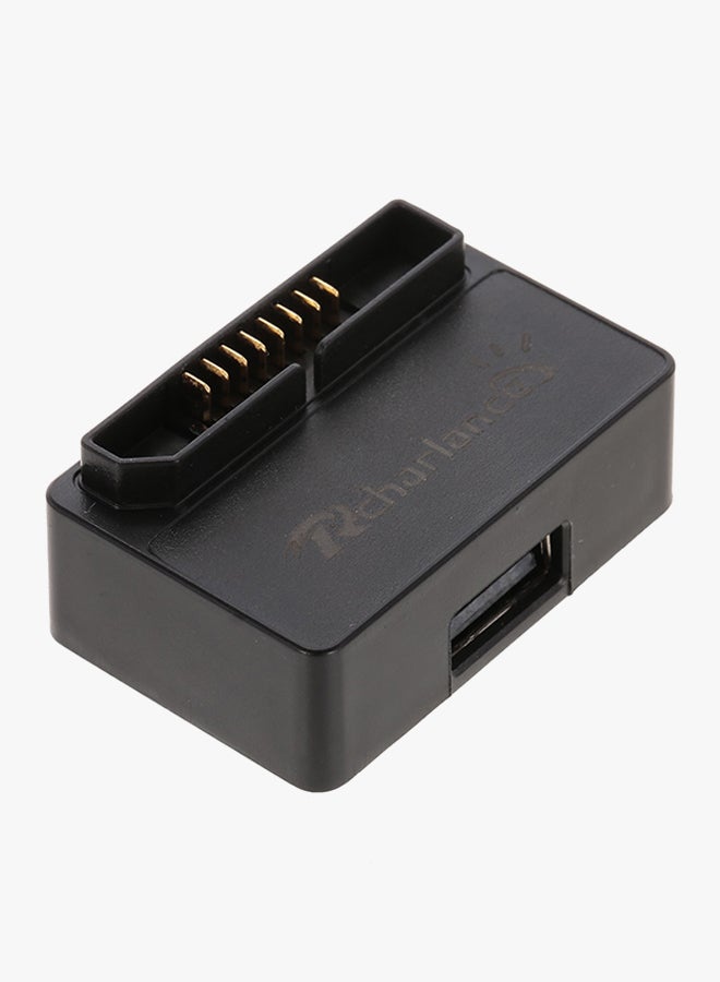Battery To Power Bank Adapter USB Charger Converter For DJI Mavic Air Drone Quadcopter Black  - Image 3