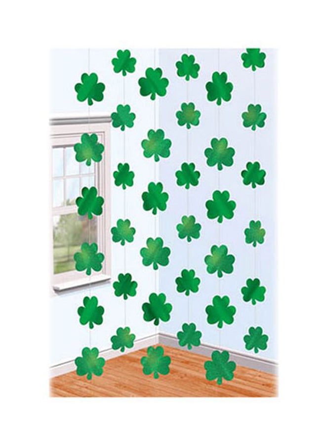 6-Piece St. Patrick's Day Shamrock Decorative String Set 7inch