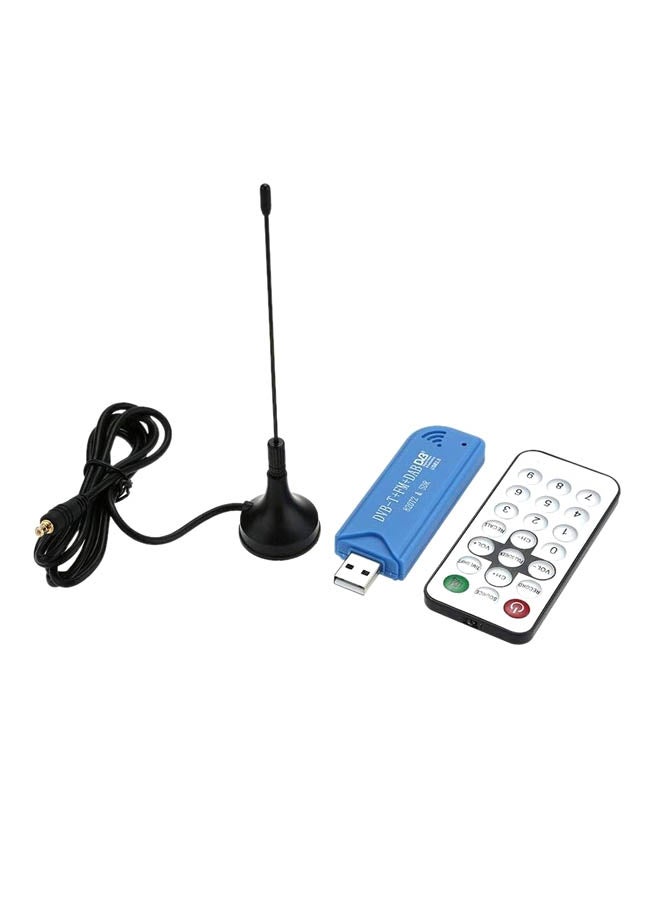 عصا تلفزيون رقمية بمنفذ USB 2.0 V1315 أبيض/أسود/أزرق - Image 1