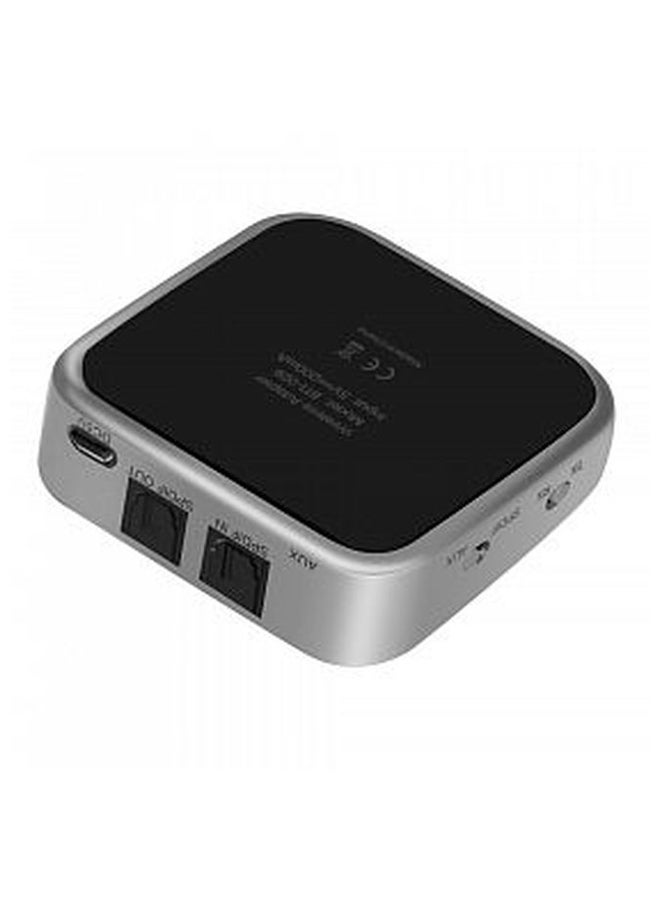 Generic - 2-In-1 Bluetooth Audio Transmitter And Receiver Black/Silver - Image 1