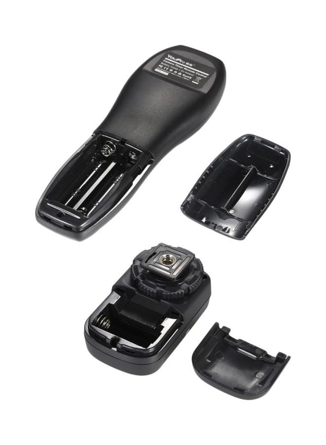 YouPro - YP-870 Shutter Release Transmitter And Receiver Remote For Sony Cameras Black - Image 1