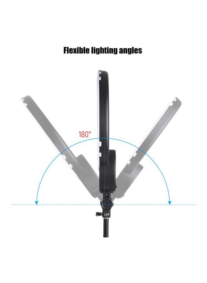 LED Video Ring Light White/Black - Image 3