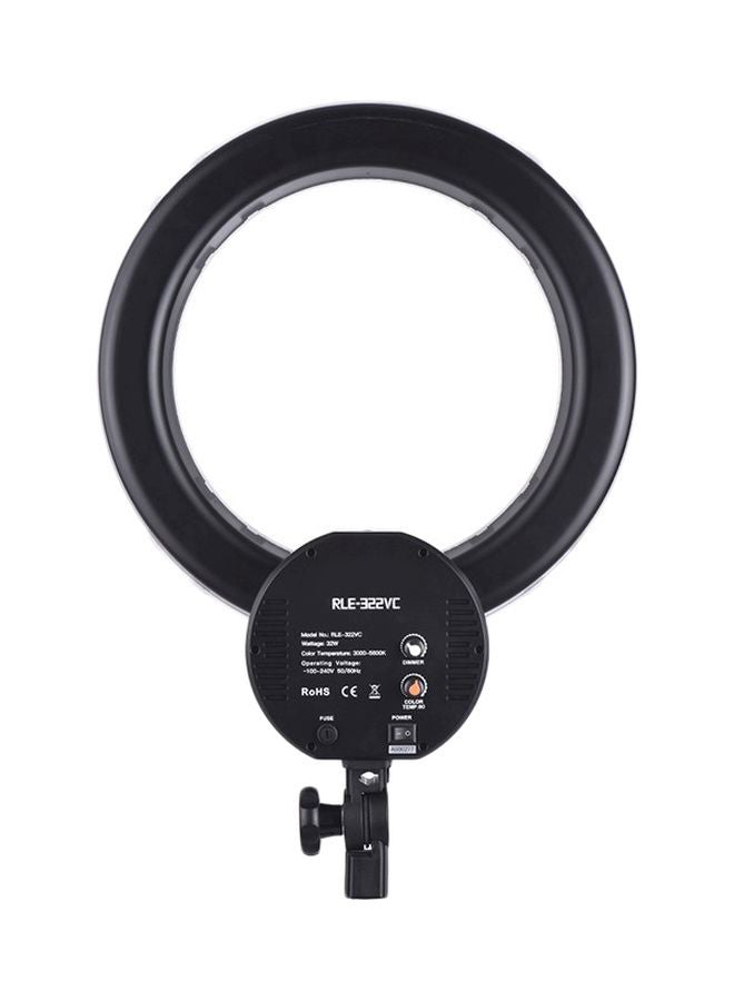 LED Video Ring Light White/Black - Image 2
