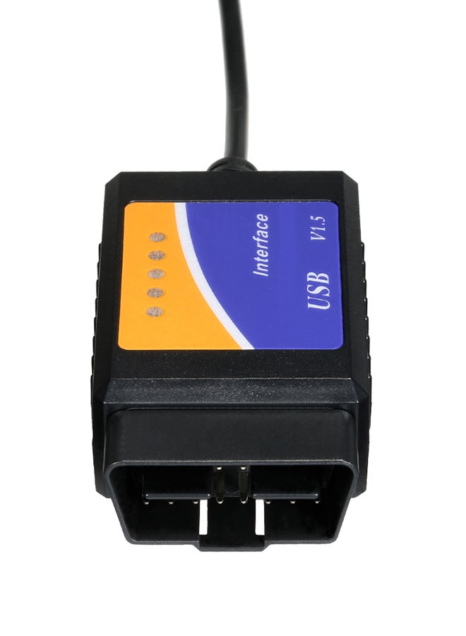 Generic Black OBD OBDⅡ Scanner Tool Detector with BT Connection USB Connection for Windows Service  - Image 3