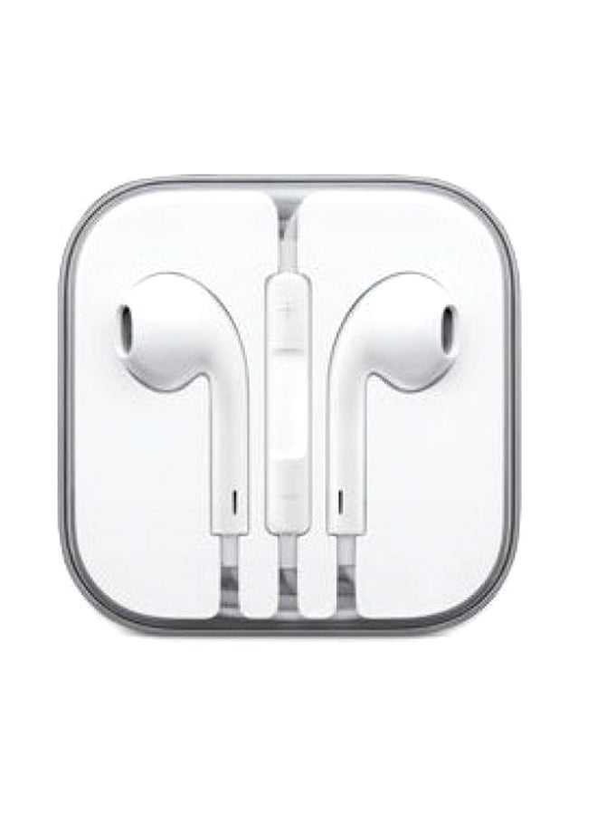 In-Ear Earphones With Mic White - Image 2