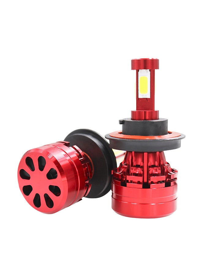 مصابيح LED أمامية للسيارة، H13 6000 كلفن، مصباح ضباب أمامي أبيض للسيارة - Image 2