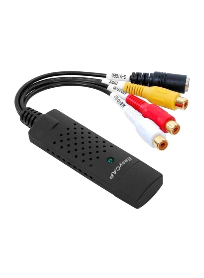 Easycap Video Transmitter Card Adapter With Audio Black/White/Red