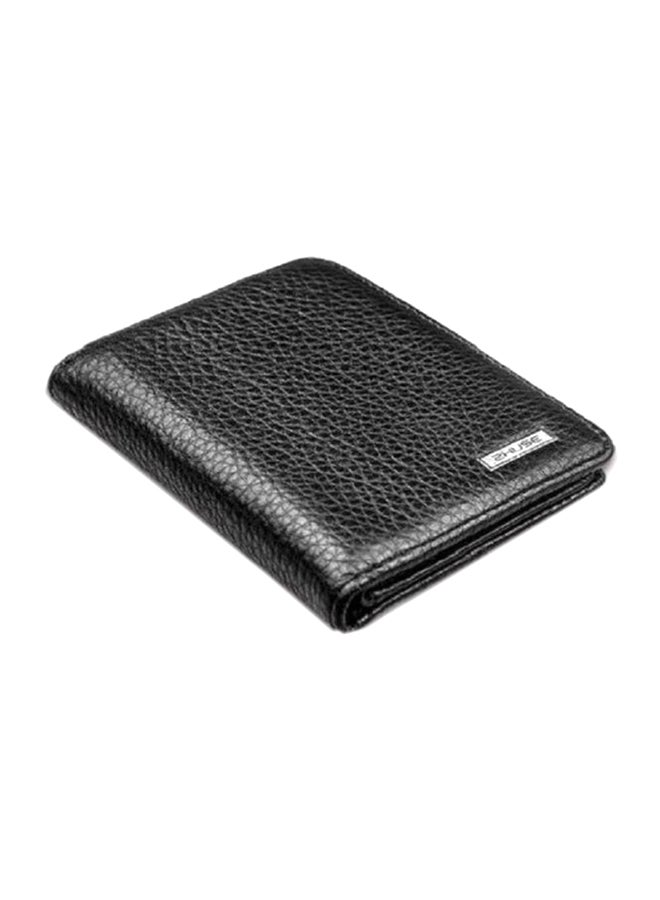 باور بنك 2 في 1 بتصميم محفظة أسود