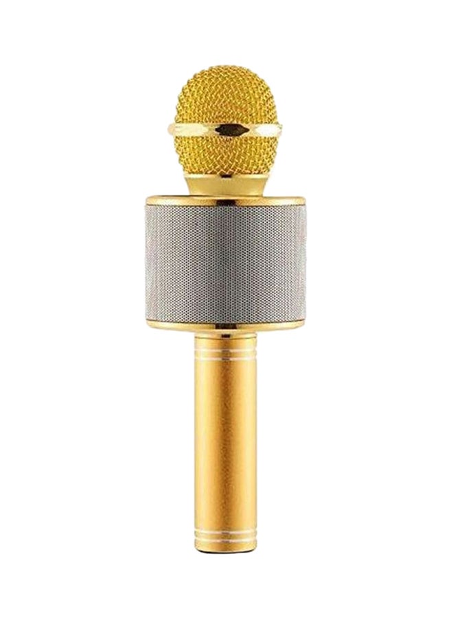 Bluetooth Karaoke Condenser Microphone 182.55457110.18 Gold/Grey - Image 1