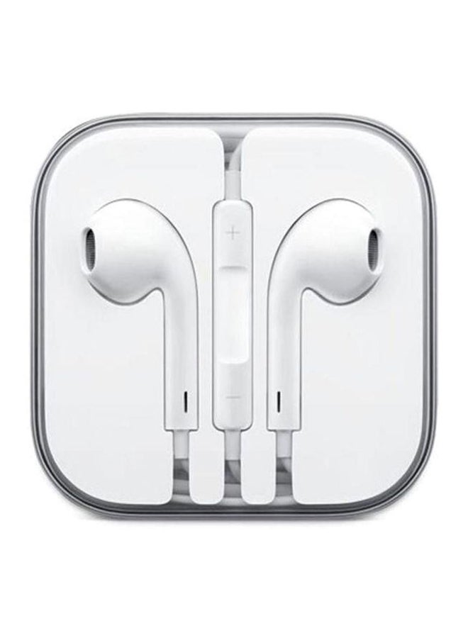 In-Ear Stereo Earphones With Mic White - Image 2