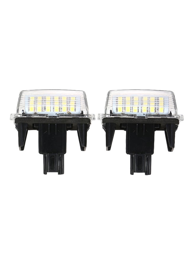ماركة غير محددة مصباح إضاءة LED للوحة أرقام السيارة لسيارة تويوتا كامري ياريس لسيارة تويوتا ياريس 2013  - Image 1