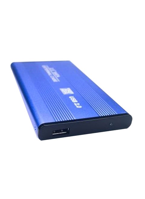 USB 2.0 To Sata External Hard Disk Case Blue