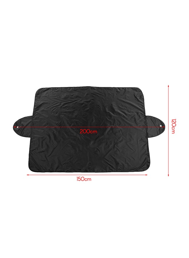 Car Windshield Snow Cover Window Cover 150*120cm Sunshade Snow Covers Winter Summer Auto Sun Shade Protector Ice Snow Guard for Most Car SUV Truck - Image 2