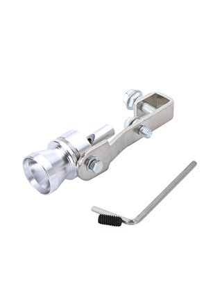 Turbo Sound Whistle Exhaust Pipe Tailpipe Blow-off Valve Aluminum Silver 10.2×2.5cm M - v1549891471/N20845000A_1