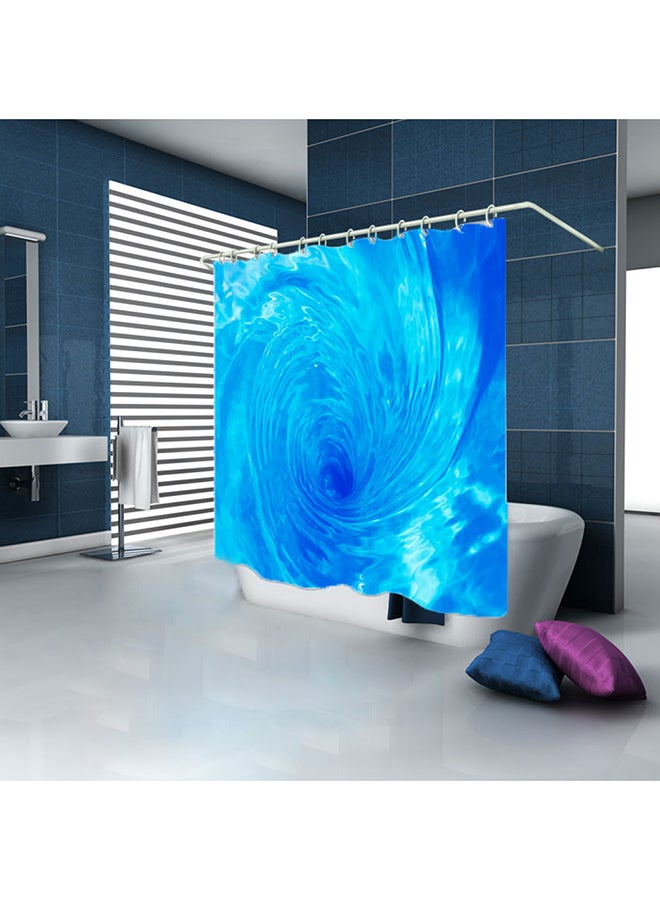 ستارة حمام بتصميم منظر طبيعي ثلاثي الأبعاد متعدد الألوان 0.352كيلوجرام - Image 3
