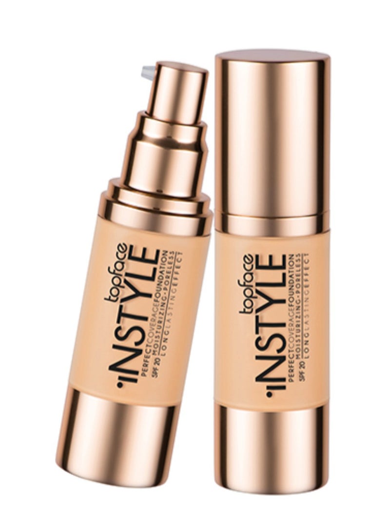 topface - Instyle Perfect Coverage Foundation 07 Light Cream - Image 1