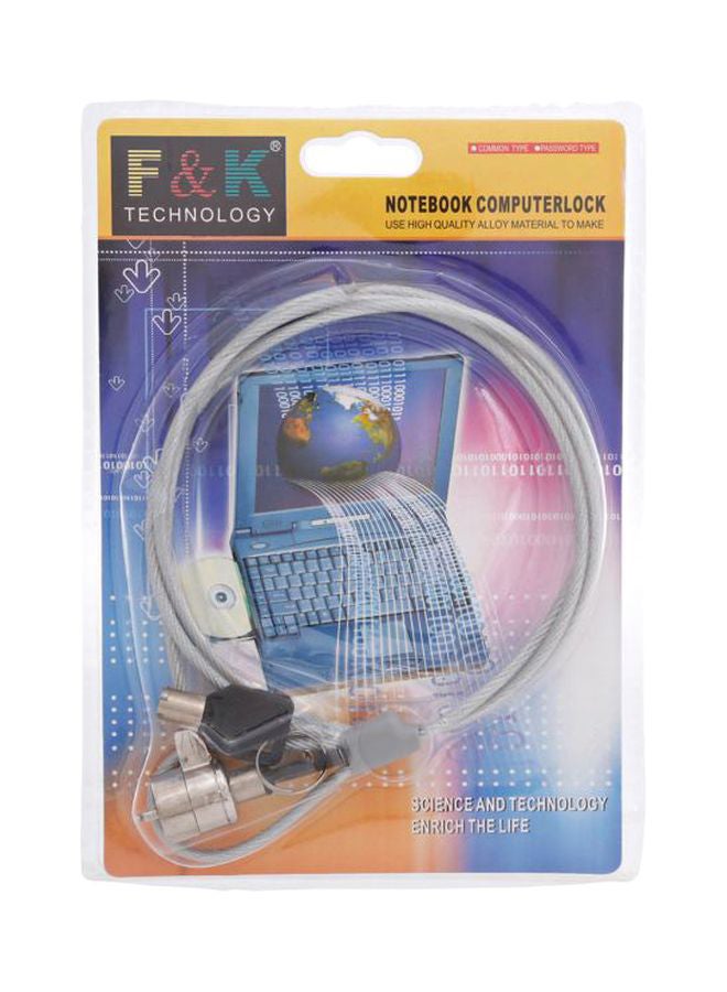 F & K Notebook And Computer Lock  - Image 1