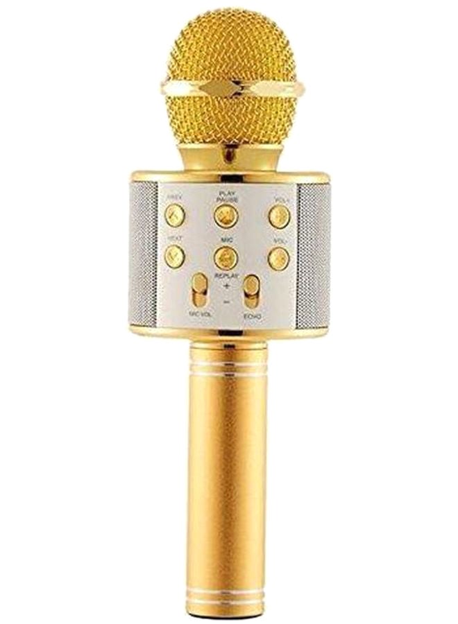 Bluetooth Karaoke Condenser Microphone 182.55457110.18 Gold/Grey - Image 2