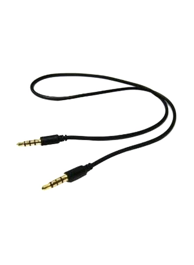 3.5 mm Audio Aux Cable Black  - Image 1