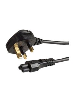 Generic 3-Pin Power Cord With UK Plug Black  - Image 2