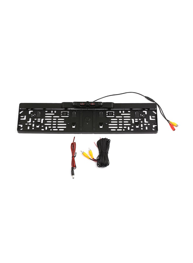 Generic European License Plate Frame 4 IR LED Backup Camera Car Rear View Camera  - Image 1