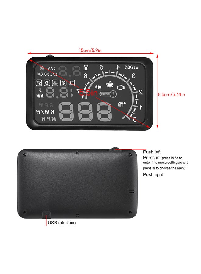 Car Hud Head Up Display 5.5