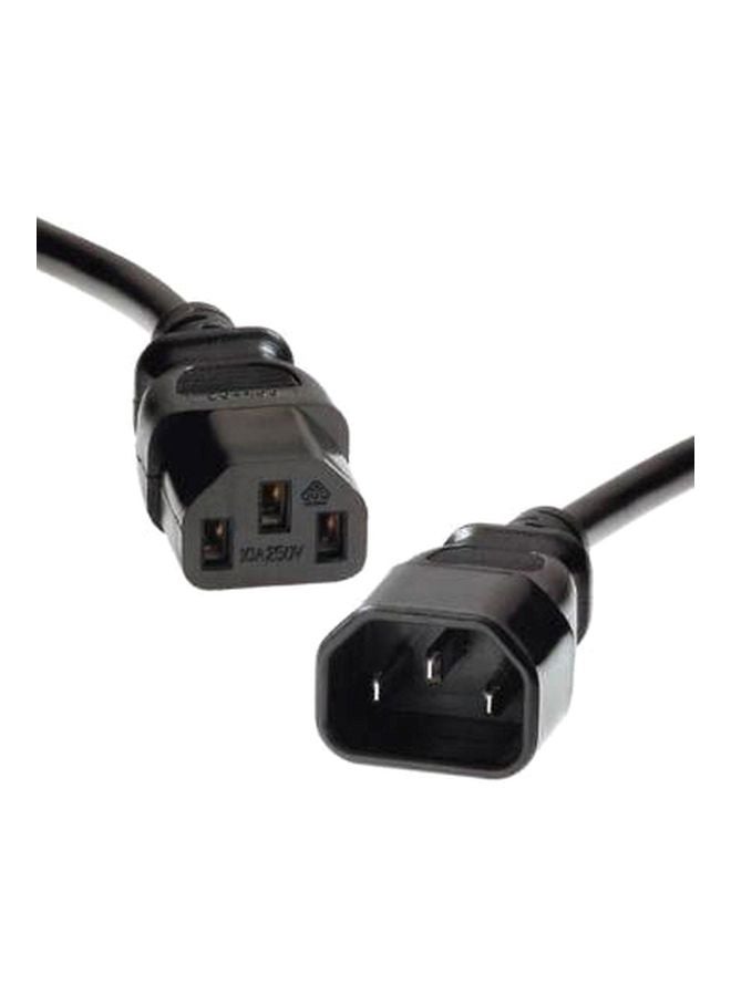 Ednet Extension Power Cable Black