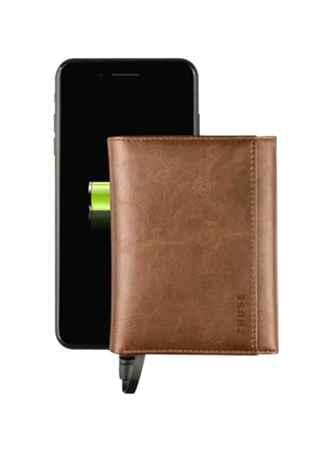 باور بنك ذا يونيفيرس بنمط محفظة بني