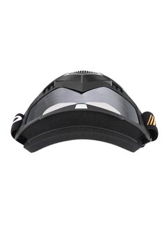 Mortorcycle Mask Detachable Goggles and Mouth Filter for Open Face Helmet Motocross Ski Snowboard