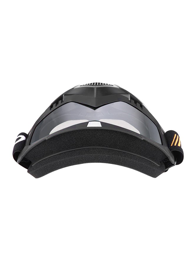 Generic - Mortorcycle Mask Detachable Goggles and Mouth Filter for Open Face Helmet Motocross Ski Snowboard - Image 1