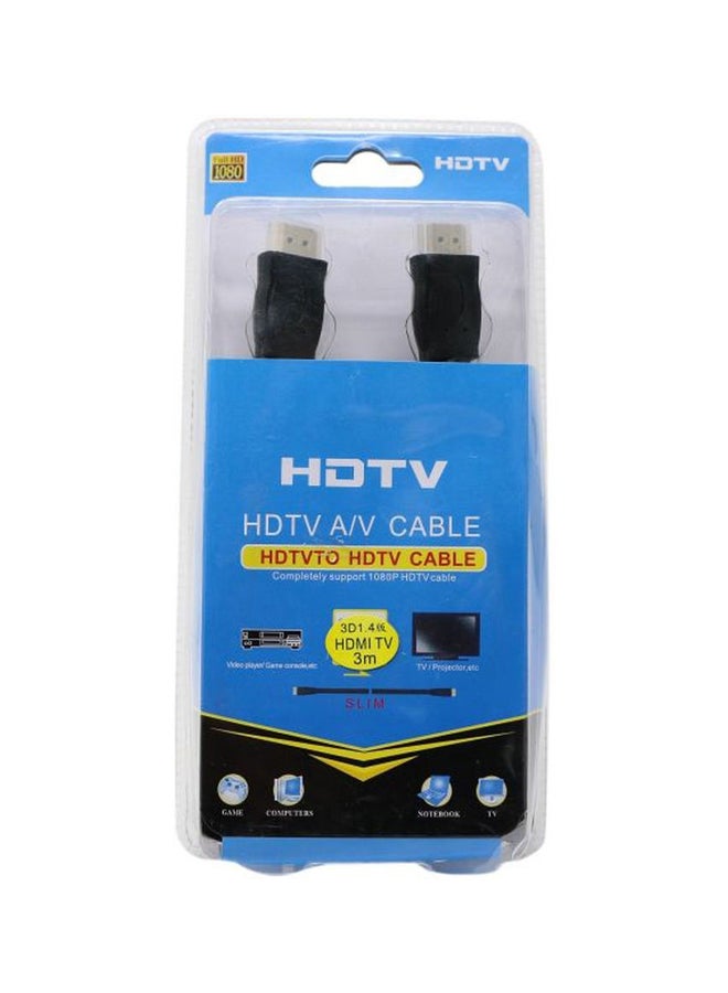 HDMI HDTV To HDTV Cable Black - Image 2
