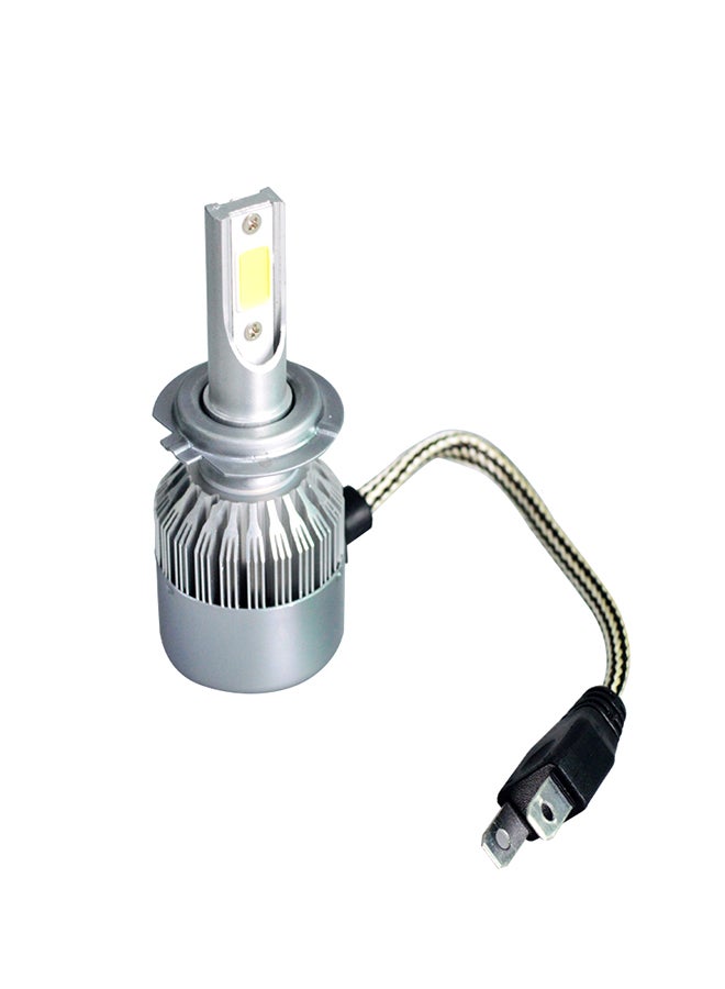1Pcs Car LED Headlight LED Driving Light Headlamp Bulb All-in-one Conversion Kit H7 18W 6000K 3000LM - Image 1