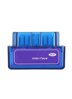 Generic Mini Blue OBD OBDⅡ Scanner Tool Detector with BT Connection for IOS Android Windows Service  - Image 3