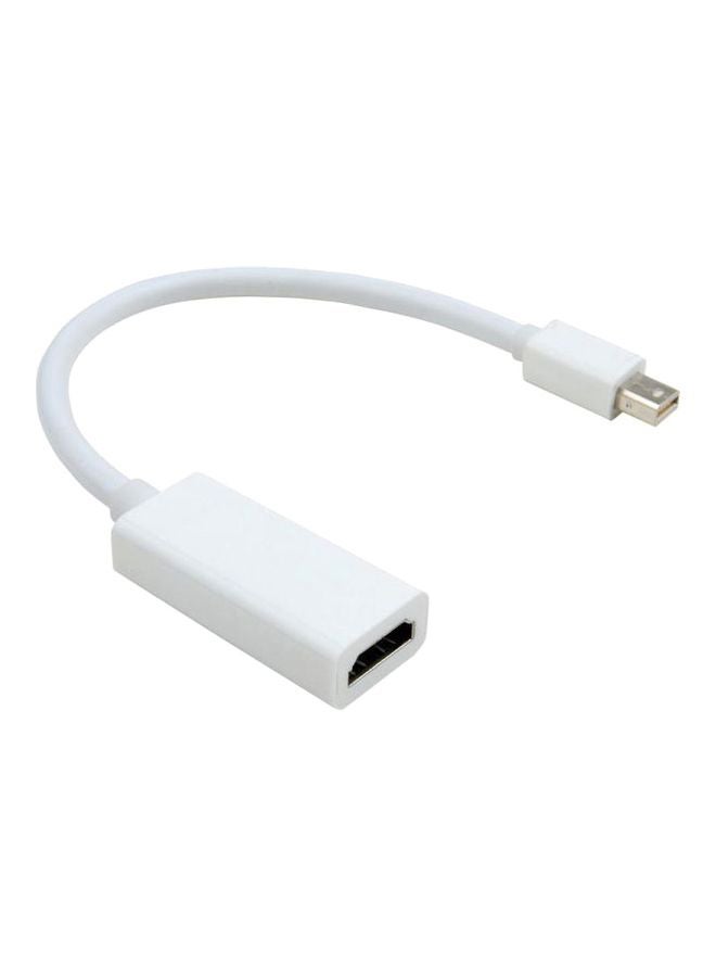HDMI To Mini Displayport Adapter For Apple MacBook Pro/Air iMac White 
