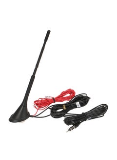 Generic Universal Car Aerial Antenna Mast + DAB Radio Amplifier SMB Male Plug Connector  - Image 1