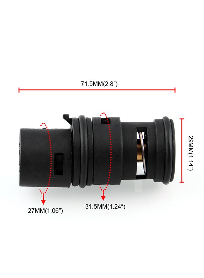 Generic 17111437362 Radiator Expansion  Oil Cooler Tank Thermostat for BMW E46 E53 E83 E85 E86 X3  - Image 2