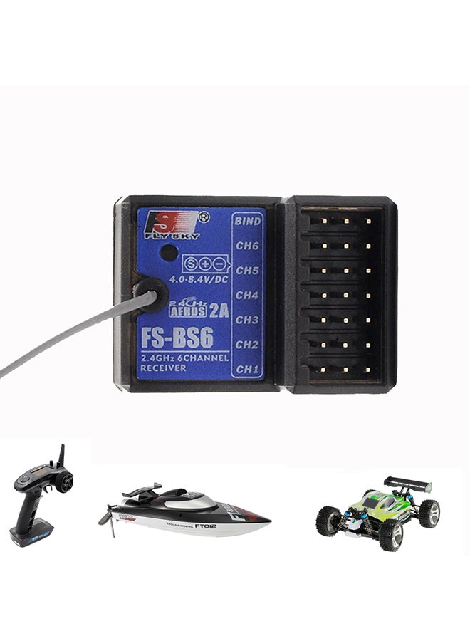 Flysky - FS-BS6 Receiver 2.4Ghz 6CH AFHDS2 for FlySky FS-GT5 FS-IT4S Transmitter - Image 1