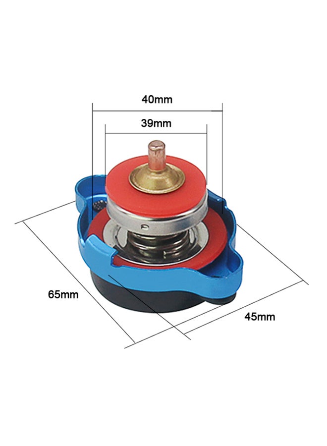 Generic Universal Thermo Thermostatic Radiator Cap Cover with Water Temperature Gauge  - Image 2