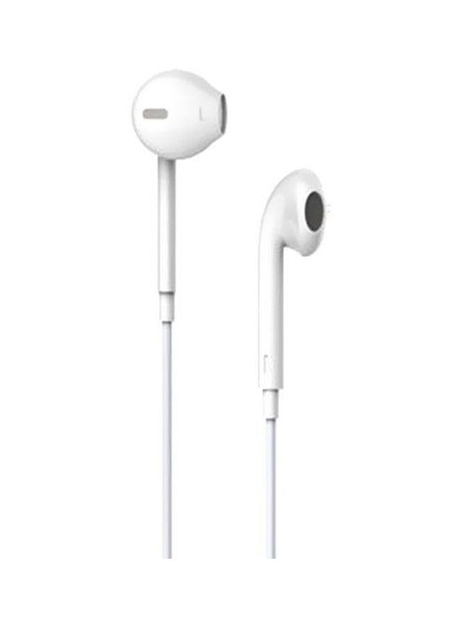 devia In-Ear Earphone With Mic White - Image 1