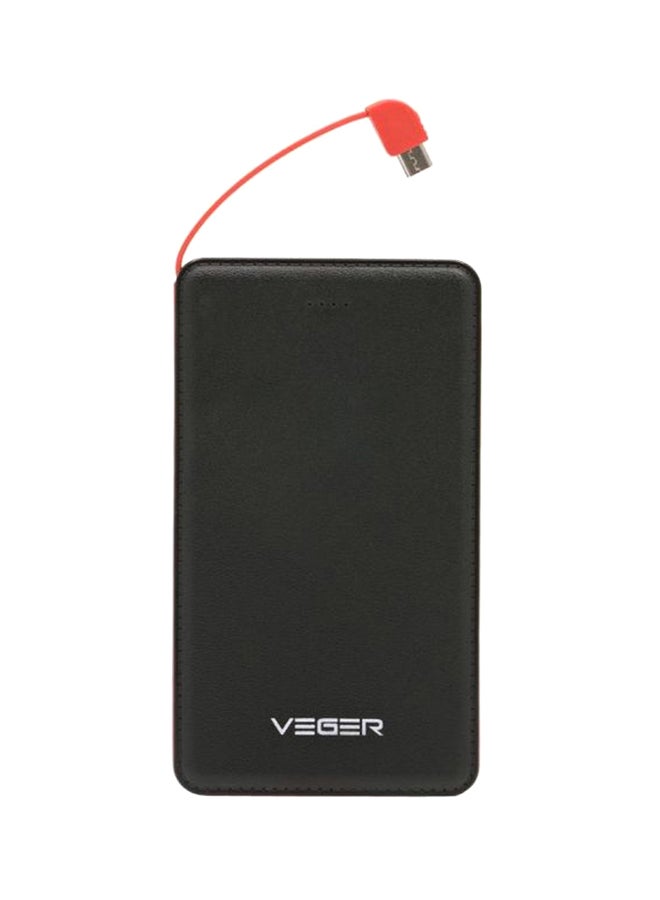 فيجير باور بنك محمول مع كابل مدمج 15000.0 mAh أسود /برتقالي.  - Image 2