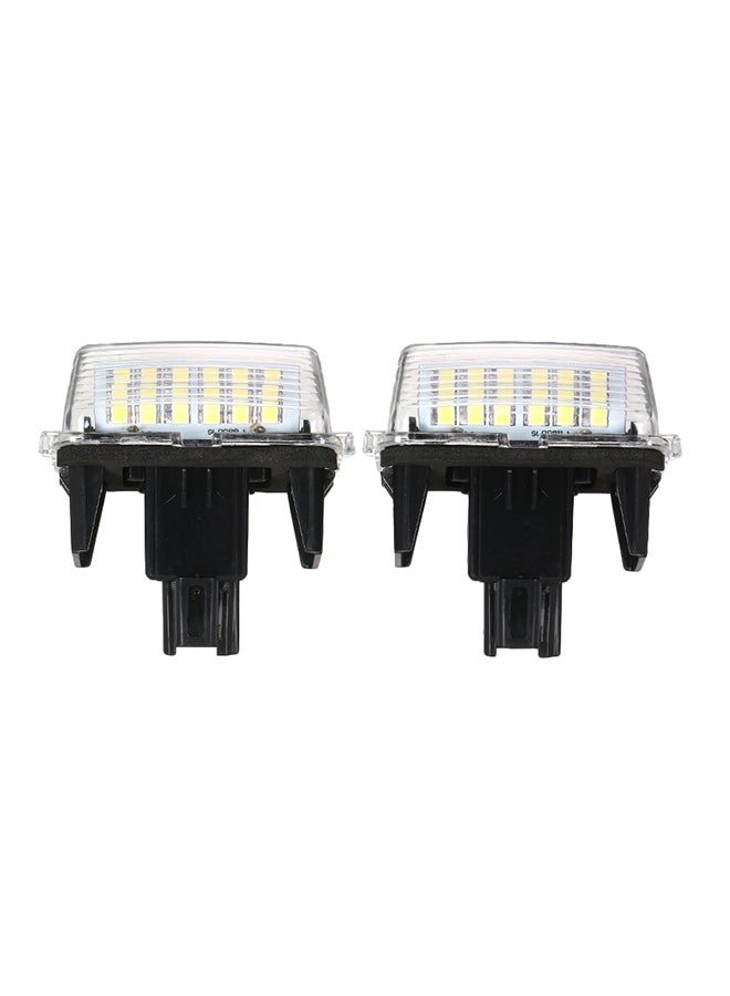 ماركة غير محددة مصباح إضاءة LED للوحة أرقام السيارة لسيارة تويوتا كامري ياريس لسيارة تويوتا ياريس 2013  - Image 2