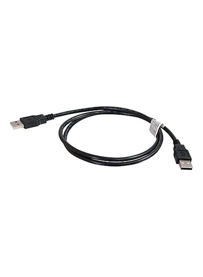 Generic - USB Male To USB Male Cable Black - Image 1