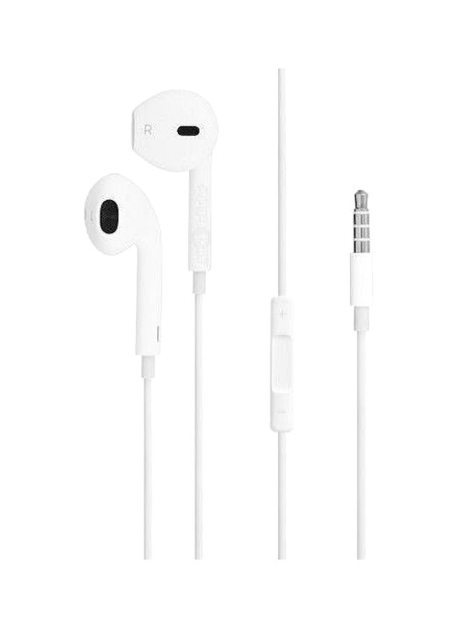 In-Ear Earphones With Mic White - Image 1