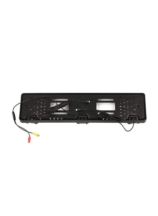 Generic Frame Plate 8 LED Rear View Backup Camera with Reversing Radar System Parking Sensor  - Image 3